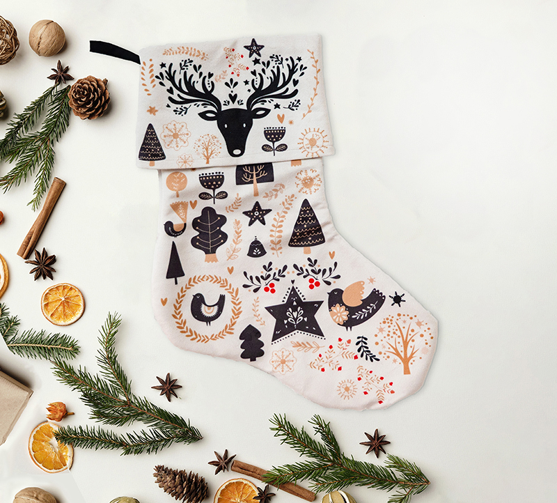 stocking-with-fir