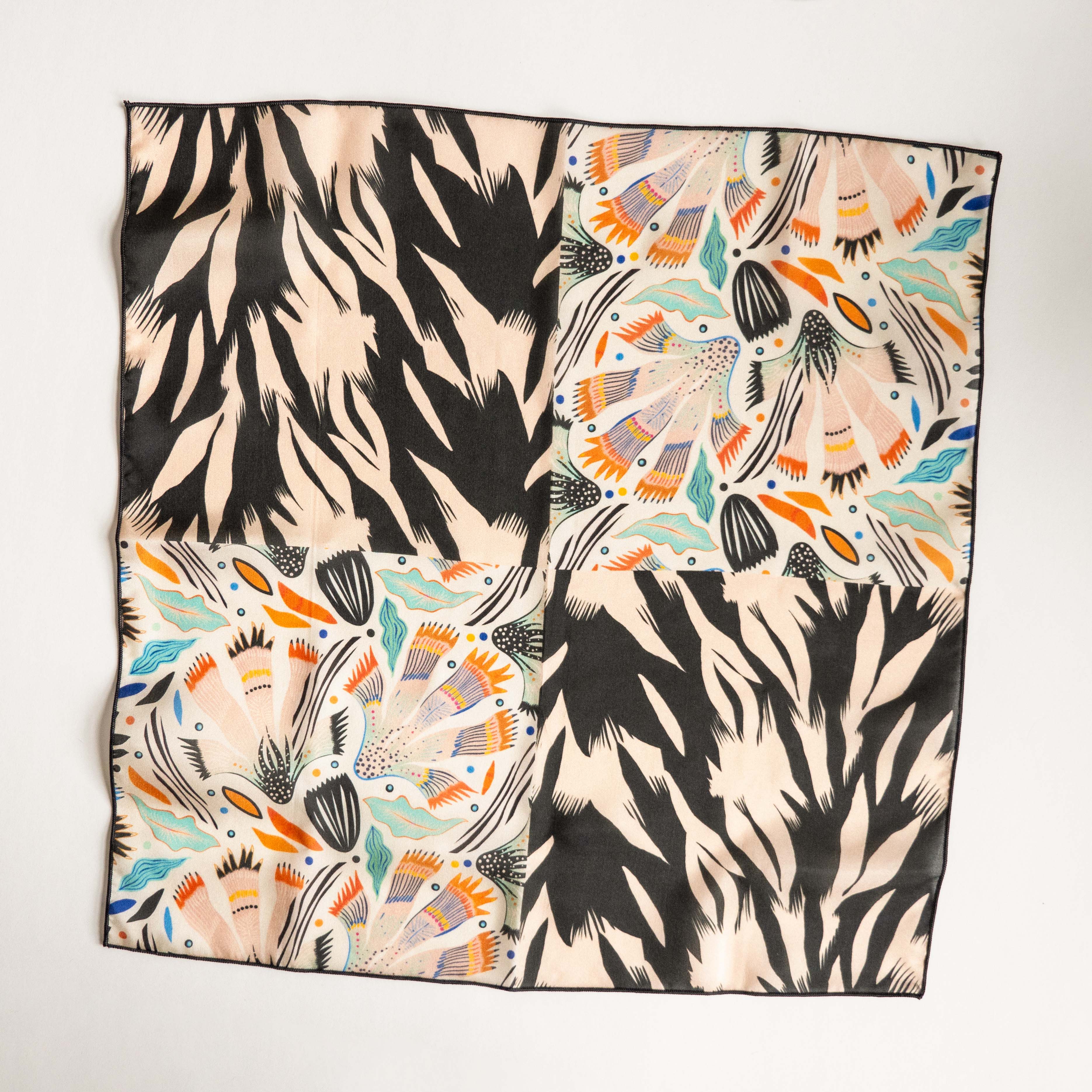 Abstract Floral Silk Scarf by Supra Endura - Philadelphia Museum Of Art