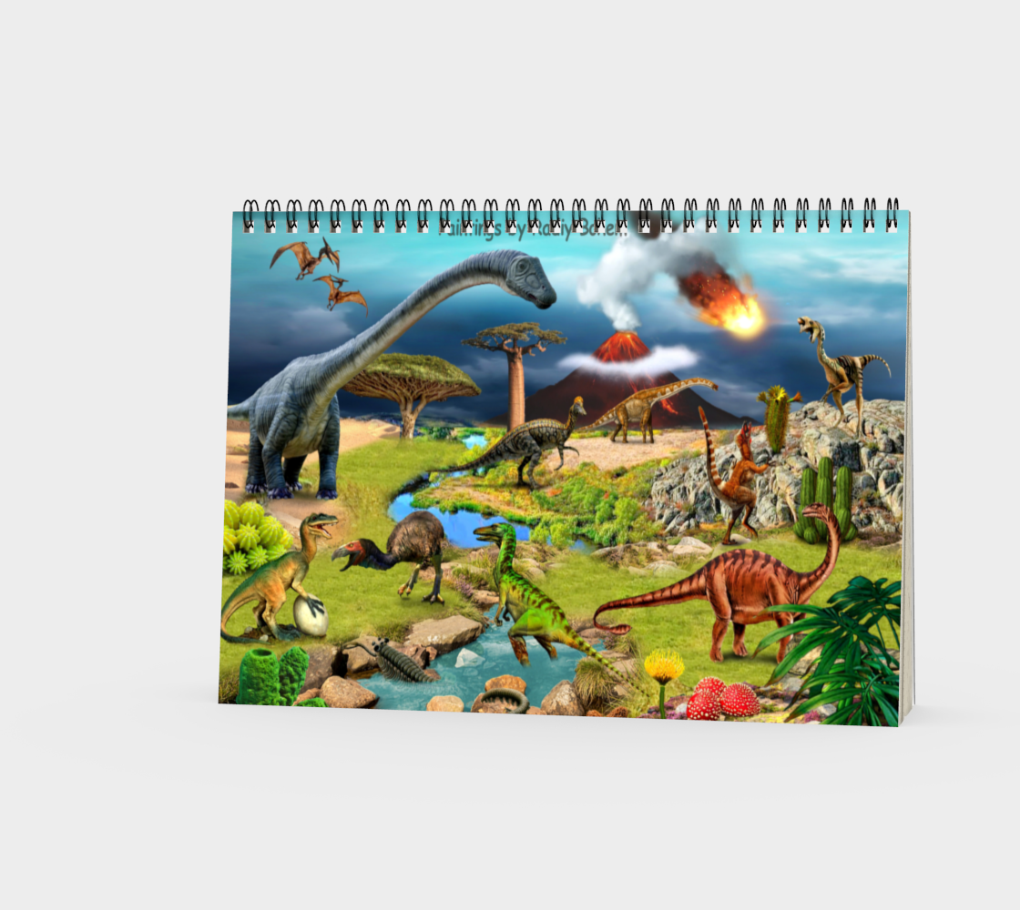 notebook--boys--school--Dinosaurs--animals-