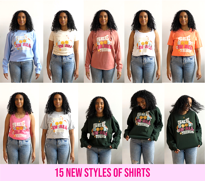 Create 15 shirt styles in hundreds of colors in seconds! Get to know our Shirt MultiLab